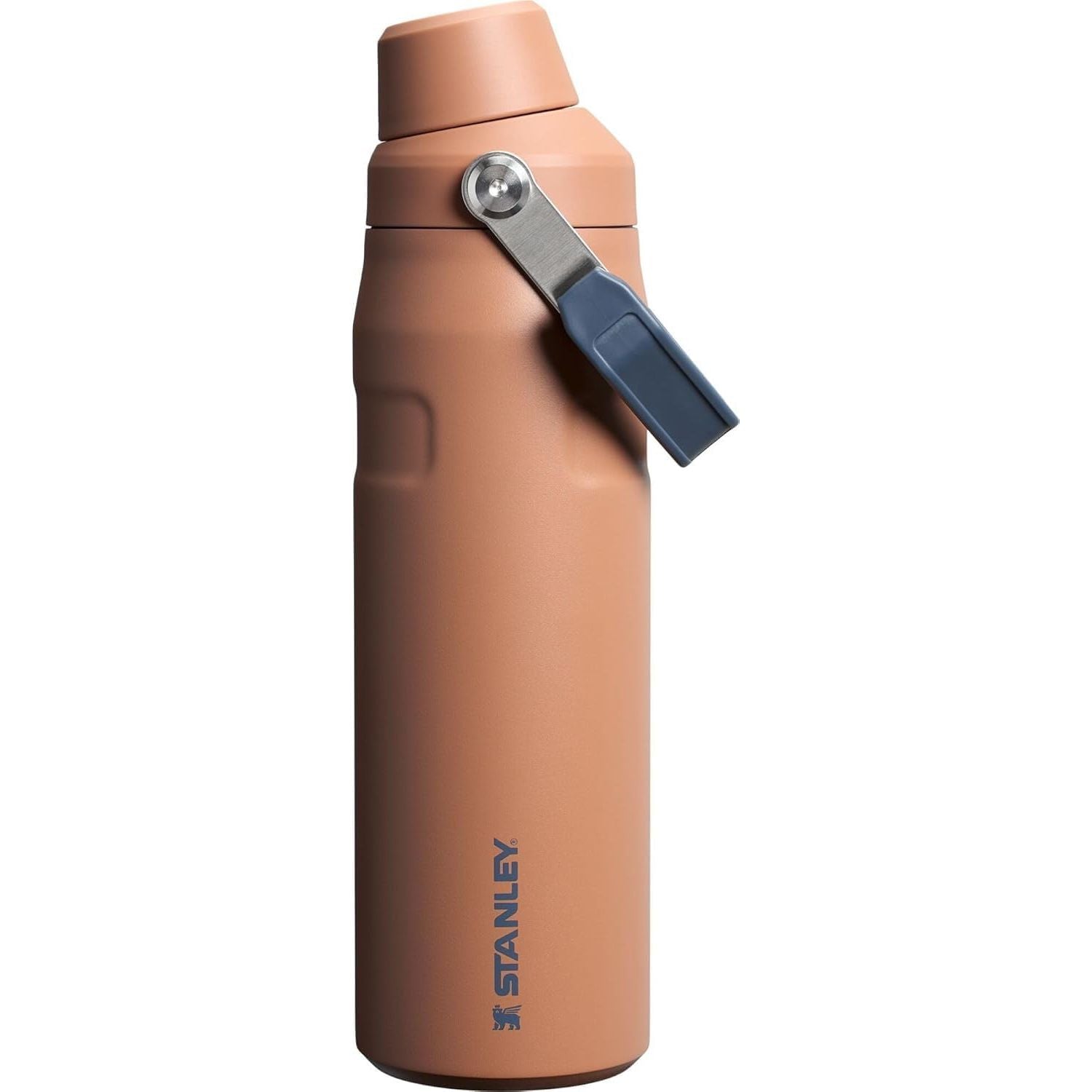Stanley IceFlow Fast Flow Wasserflasche 709 ml | Abgewinkelter Ausgießerdeckel | Leicht und auslaufsicher für Reisen und Sport | Isolierter Edelstahl | BPA-frei | Rosenquarz