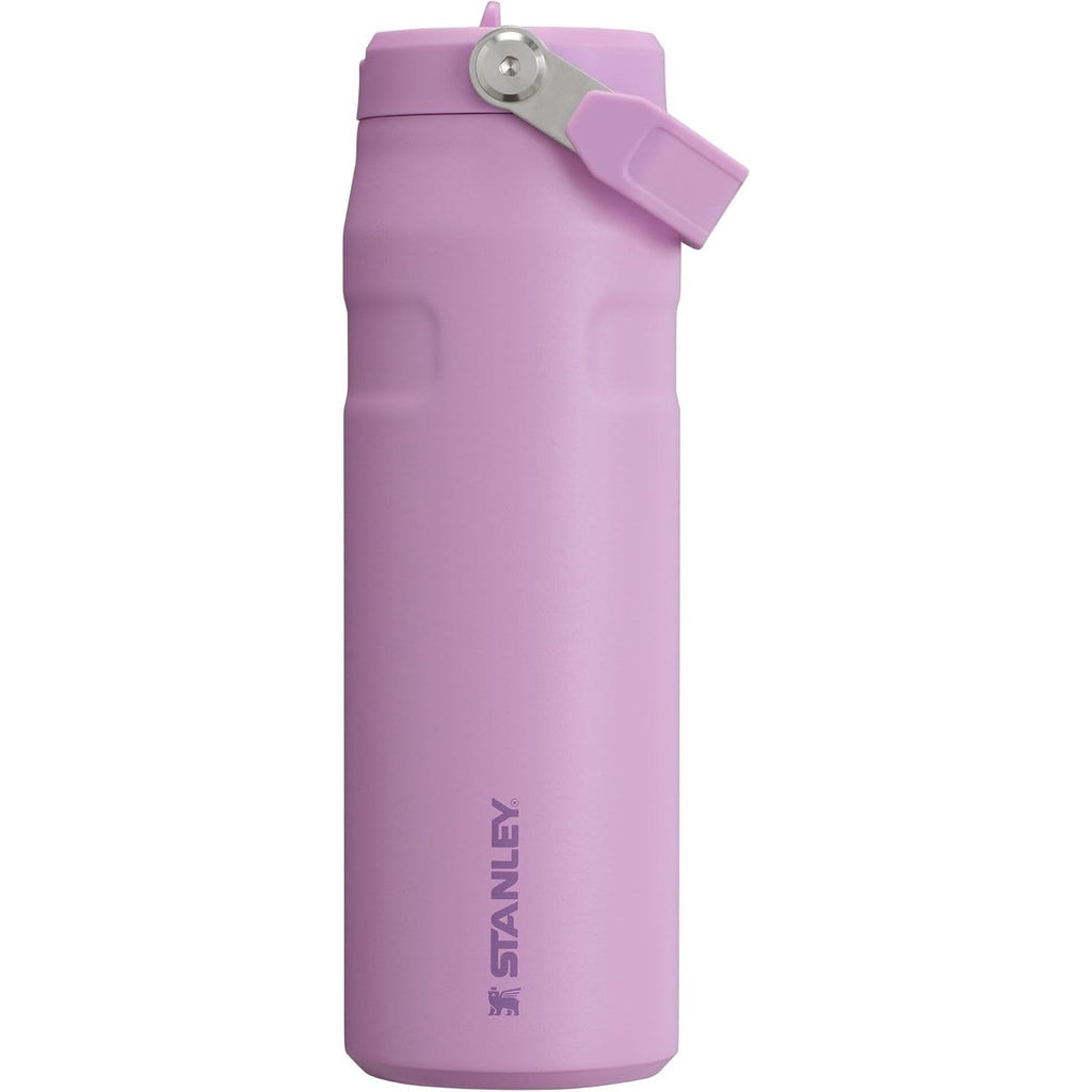 Stanley IceFlow Flip Straw 2.0 Wasserflasche 709 ml | Integrierter Strohhalm mit größerer Öffnung | Leicht und auslaufsicher | Isolierter Edelstahl | BPA-frei | Twilight
