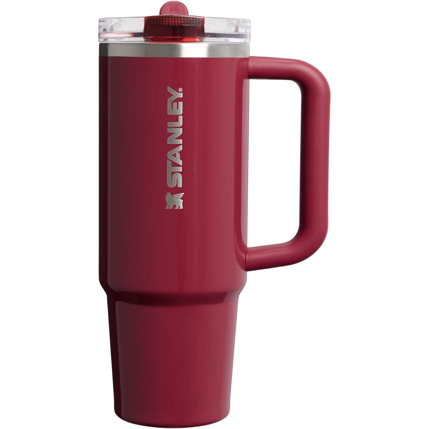 STANLEY Quencher ProTour Flip Straw Tumbler mit auslaufsicherem Deckel 1,2 Liter | Integrierter Strohhalm und Griff | Passt in Becherhalter für Reisen | Isolierter Edelstahlbecher | BPA-frei | Rosenquarz