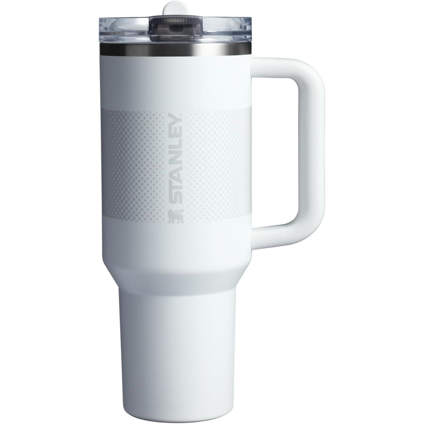 STANLEY Quencher ProTour Flip Straw Tumbler mit auslaufsicherem Deckel 1,2 Liter | Integrierter Strohhalm und Griff | Passt in Becherhalter für Reisen | Isolierter Edelstahlbecher | BPA-frei | Rosenquarz