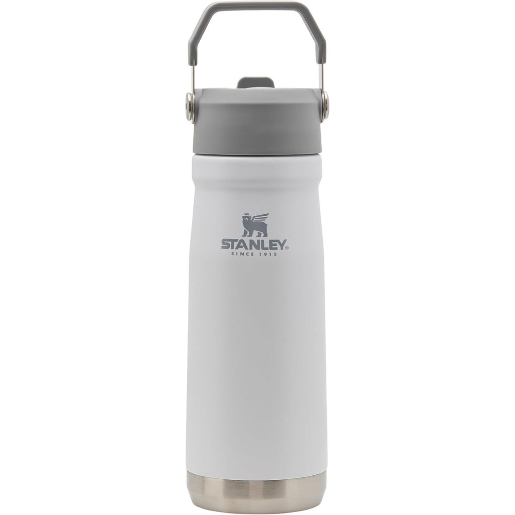 Stanley IceFlow Flip Straw Trinkflasche 17 oz | Integrierter Strohhalm für Reisen und Sport | Leicht und auslaufsicher | Isolierter Edelstahl | BPA-frei | Holzkohle