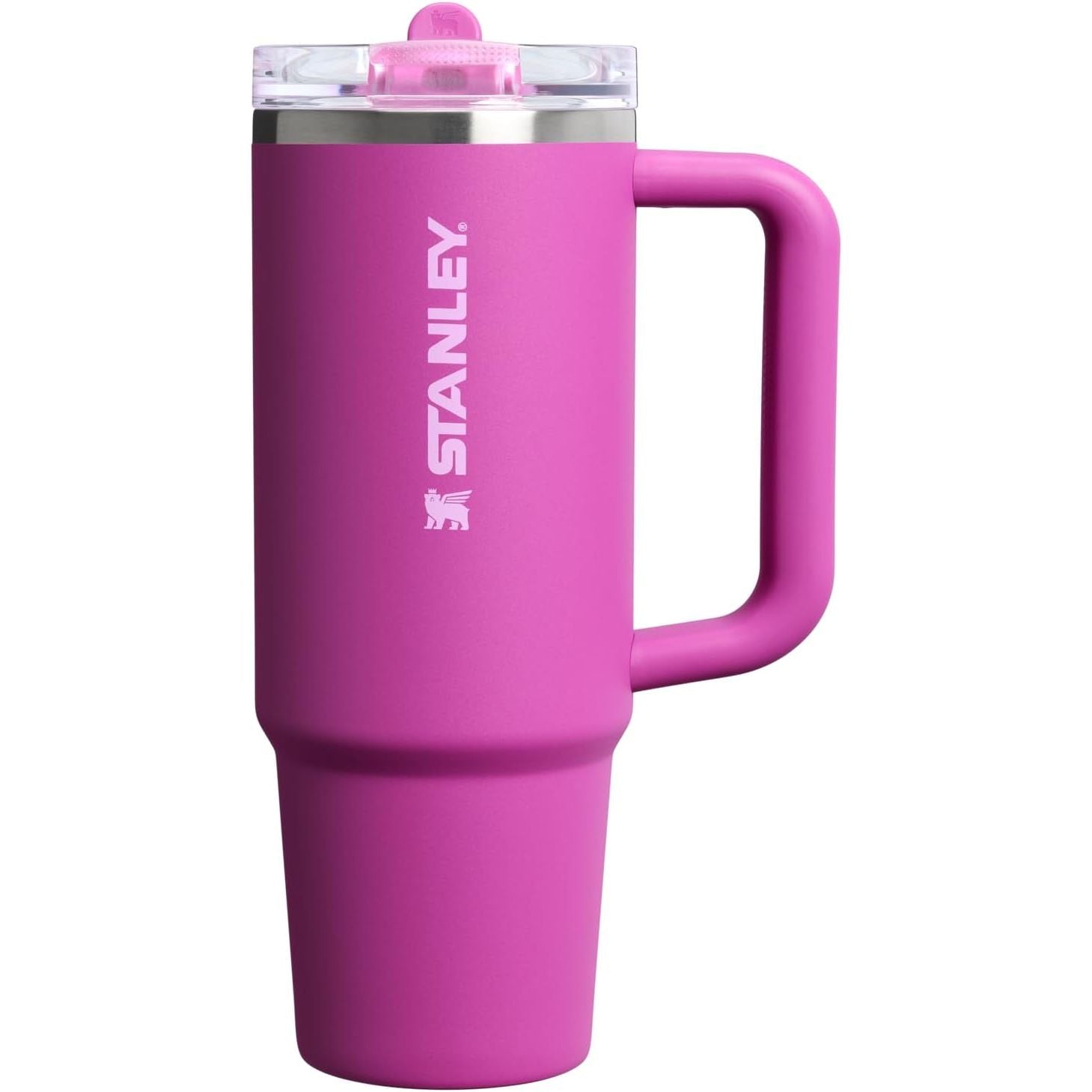 STANLEY Quencher ProTour Flip Straw Tumbler mit auslaufsicherem Deckel 1,2 Liter | Integrierter Strohhalm und Griff | Passt in Becherhalter für Reisen | Isolierter Edelstahlbecher | BPA-frei | Rosenquarz