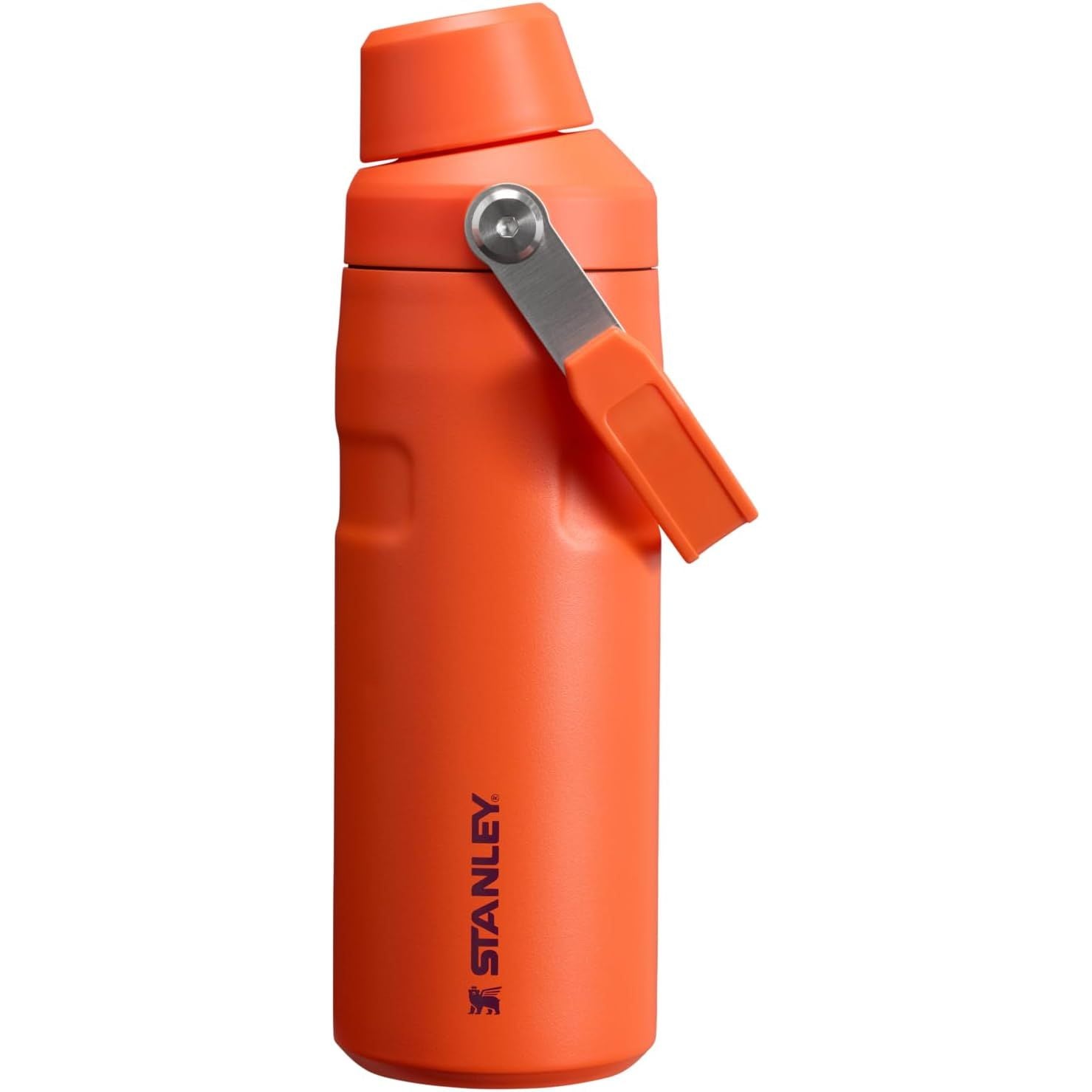 Stanley IceFlow Fast Flow Wasserflasche 709 ml | Abgewinkelter Ausgießerdeckel | Leicht und auslaufsicher für Reisen und Sport | Isolierter Edelstahl | BPA-frei | Rosenquarz