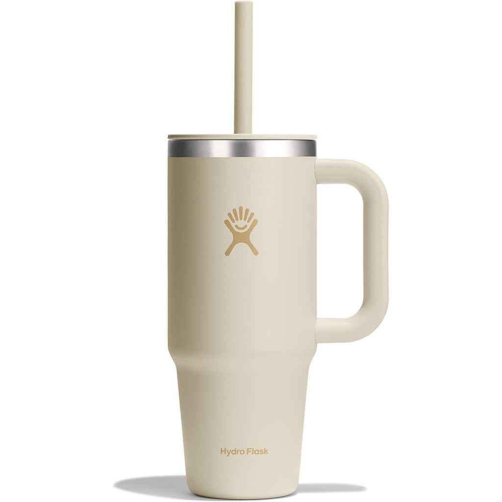 Hydro Flask Travel Tumbler mit Griff, Deckel und Trinkhalm – Isolierter Edelstahl, 40 Oz Trillium