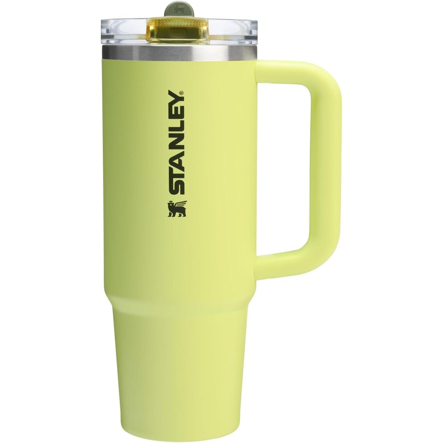 STANLEY Quencher ProTour Flip Straw Tumbler mit auslaufsicherem Deckel 1,2 Liter | Integrierter Strohhalm und Griff | Passt in Becherhalter für Reisen | Isolierter Edelstahlbecher | BPA-frei | Rosenquarz