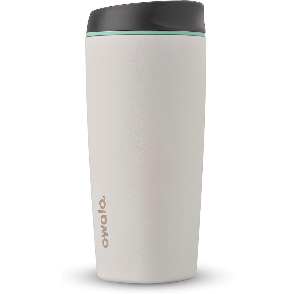 Owala SmoothSip Isolierter Edelstahl-Kaffeebecher, wiederverwendbarer Eiskaffeebecher, Heißkaffee-Reisebecher, BPA-frei, 590 ml, Pink (Watermelon Breeze)