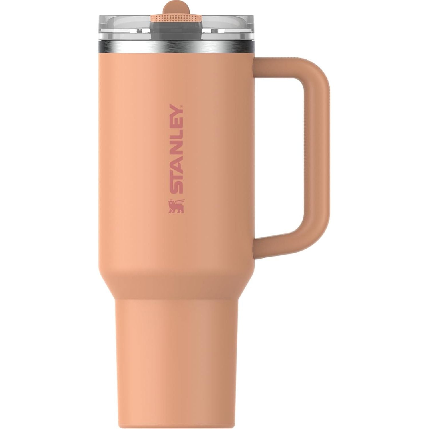 STANLEY Quencher ProTour Flip Straw Tumbler mit auslaufsicherem Deckel 1,2 Liter | Integrierter Strohhalm und Griff | Passt in Becherhalter für Reisen | Isolierter Edelstahlbecher | BPA-frei | Rosenquarz