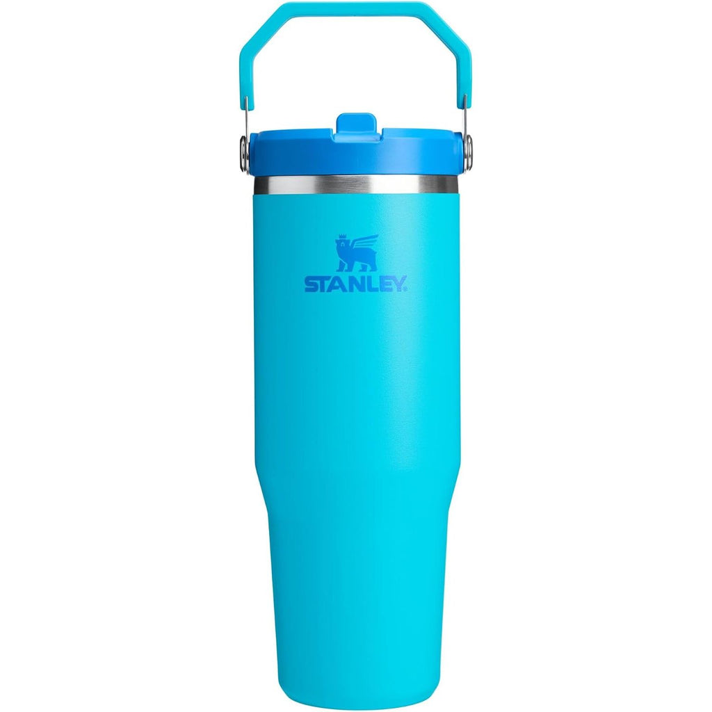 STANLEY IceFlow 2.0 Flip Straw Tumbler mit Griff 887 ml | Drehverschluss und Klappstrohhalm | Auslaufsichere Wasserflasche | Isolierter Edelstahl | BPA-frei | Rose Quarz 2.0