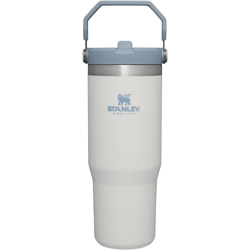 STANLEY IceFlow 2.0 Flip Straw Tumbler mit Griff 887 ml | Drehverschluss und Klappstrohhalm | Auslaufsichere Wasserflasche | Isolierter Edelstahl | BPA-frei | Rose Quarz 2.0