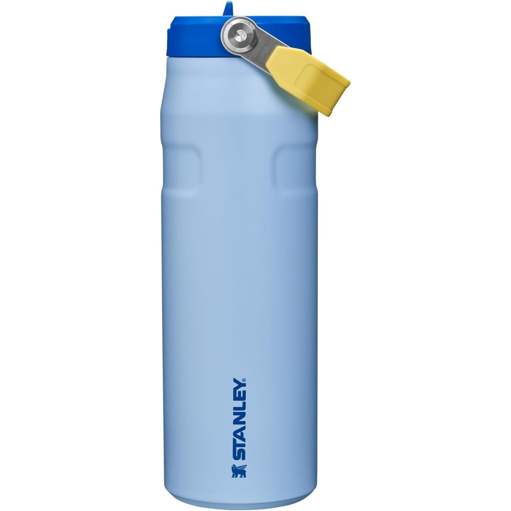 Stanley IceFlow Flip Straw 2.0 Wasserflasche 709 ml | Integrierter Strohhalm mit größerer Öffnung | Leicht und auslaufsicher | Isolierter Edelstahl | BPA-frei | Twilight