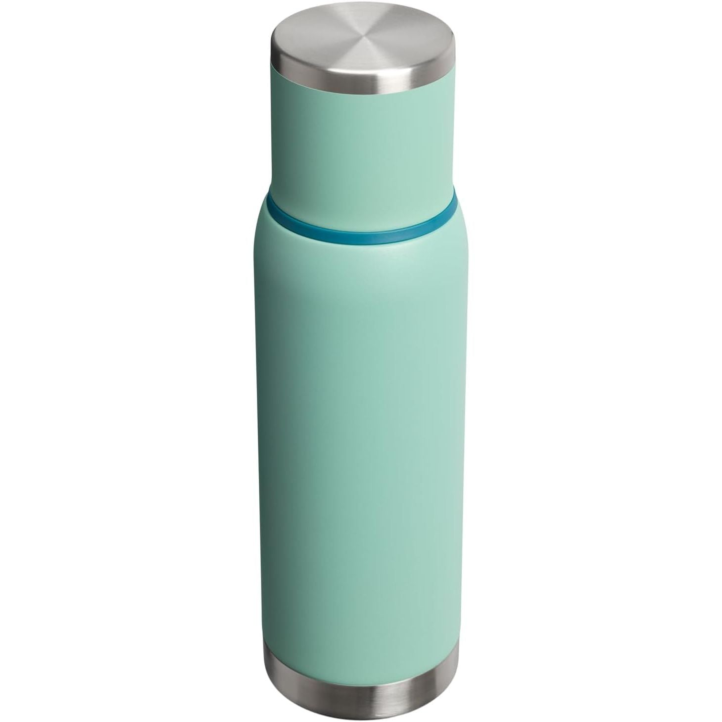 Stanley Adventure-To-Go Vakuumflasche 1,1 l | Weithals mit auslaufsicherem Tassendeckel | Hält Getränke heiß oder kalt | Kompakt für Reisen | Isolierte Edelstahl-Thermflasche | BPA-frei | Spring Green
