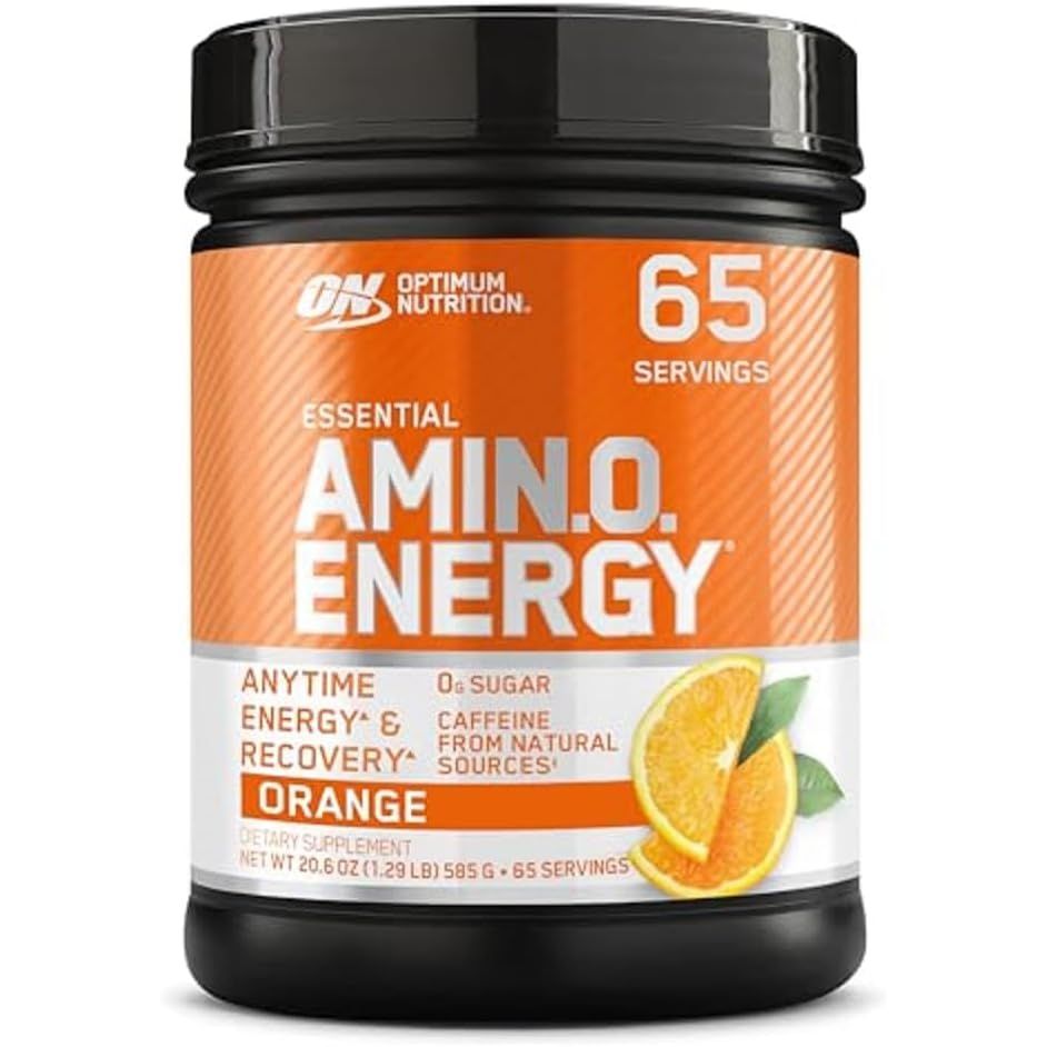 Optimum Nutrition Amino Energy - Pre Workout with Green Tea, BCAA, Amino Acids, Keto Friendly, Green Coffee Extract, Energy Powder - Blue Raspberry, 65 Servings (Packaging May Vary)