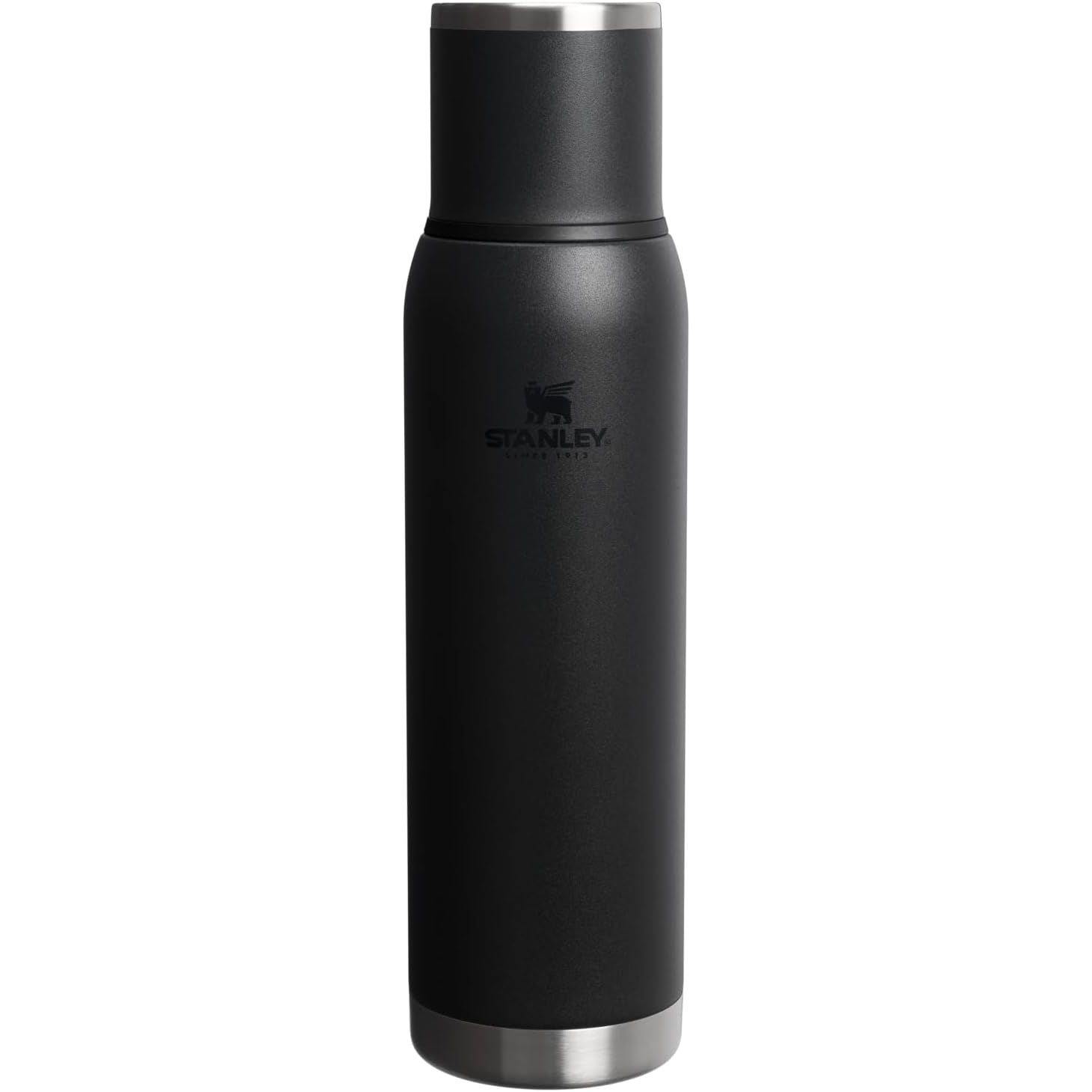 Stanley Adventure-To-Go Vakuumflasche 1,1 l | Weithals mit auslaufsicherem Tassendeckel | Hält Getränke heiß oder kalt | Kompakt für Reisen | Isolierte Edelstahl-Thermflasche | BPA-frei | Spring Green