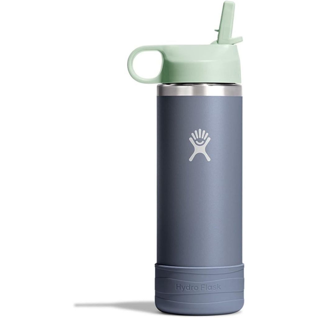 Hydro Flask Kinder-Trinkflasche für die Schule - Edelstahl und isoliert mit Strohhalmverschluss - 355 ml in Seaspray Blue