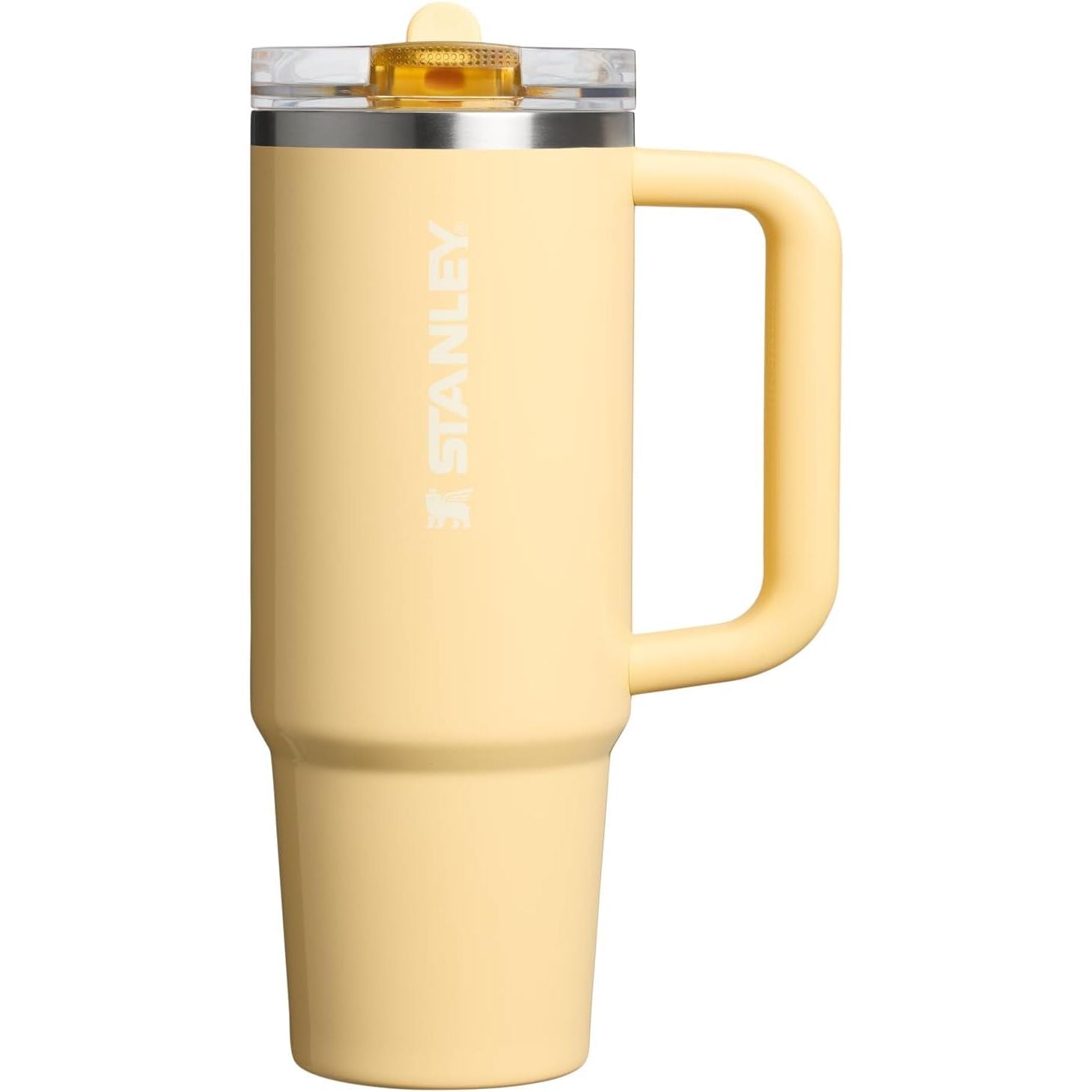 STANLEY Quencher ProTour Flip Straw Tumbler mit auslaufsicherem Deckel 1,2 Liter | Integrierter Strohhalm und Griff | Passt in Becherhalter für Reisen | Isolierter Edelstahlbecher | BPA-frei | Rosenquarz