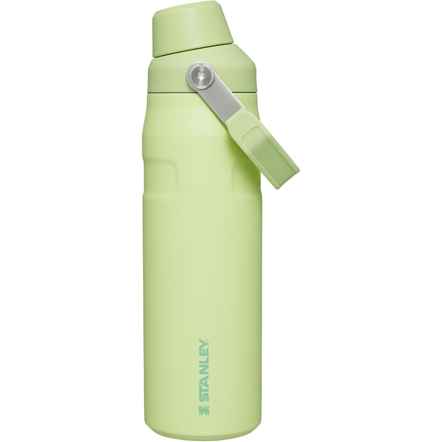 Stanley IceFlow Fast Flow Wasserflasche 709 ml | Abgewinkelter Ausgießerdeckel | Leicht und auslaufsicher für Reisen und Sport | Isolierter Edelstahl | BPA-frei | Rosenquarz