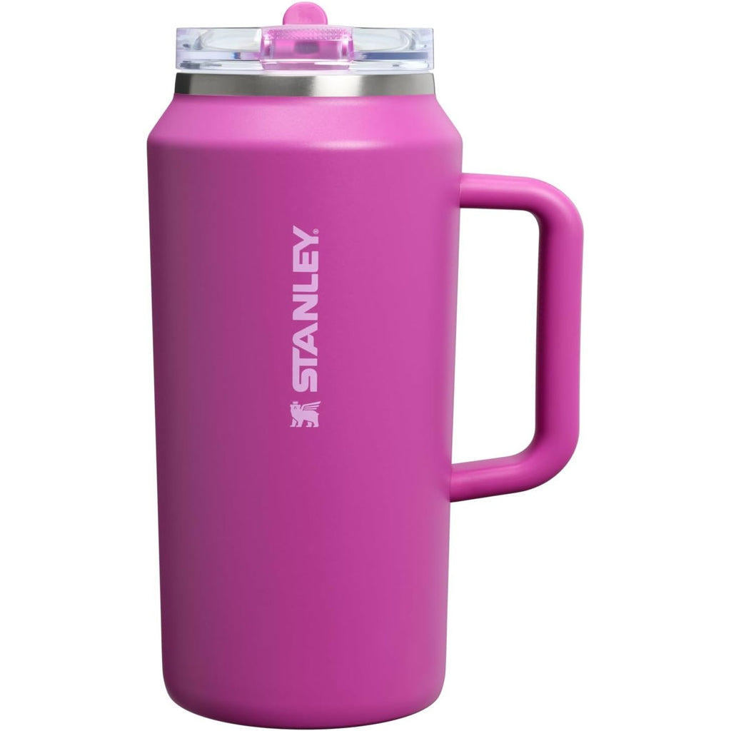 STANLEY Quencher ProTour Flip Straw Tumbler mit auslaufsicherem Deckel 1,2 Liter | Integrierter Strohhalm und Griff | Passt in Becherhalter für Reisen | Isolierter Edelstahlbecher | BPA-frei | Rosenquarz