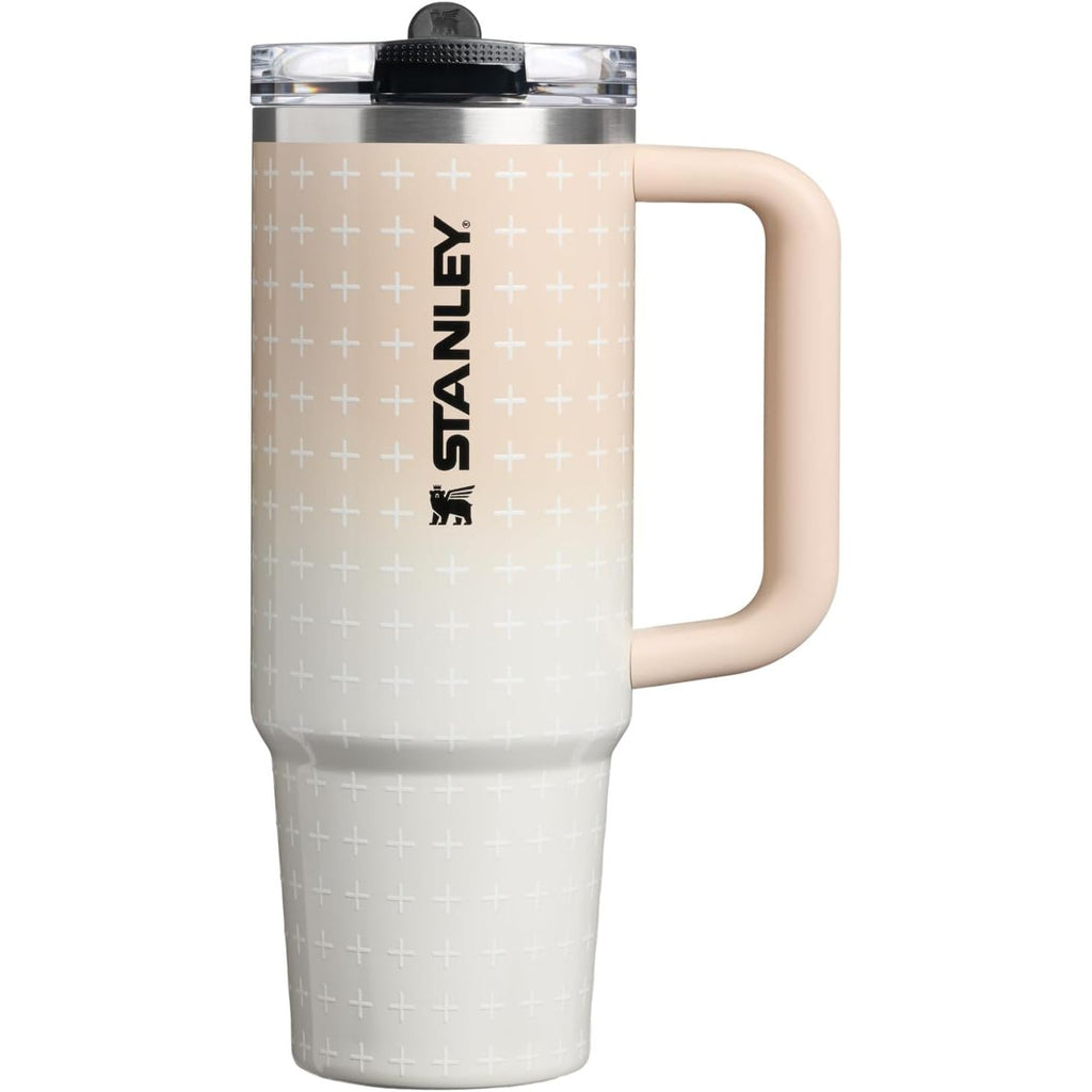 STANLEY Quencher ProTour Flip Straw Tumbler mit auslaufsicherem Deckel 1,2 Liter | Integrierter Strohhalm und Griff | Passt in Becherhalter für Reisen | Isolierter Edelstahlbecher | BPA-frei | Rosenquarz
