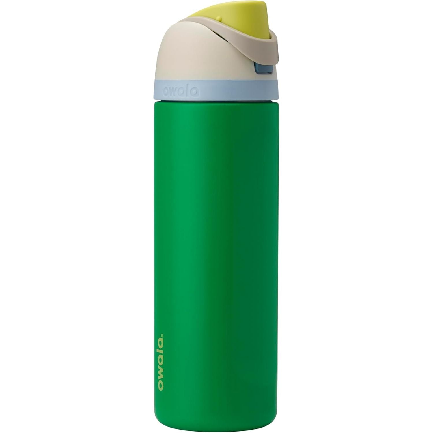 Owala FreeSip Isolierte Edelstahl-Wasserflasche mit Strohhalm für Sport und Reise, BPA-frei, 950 ml, Foggy Tide