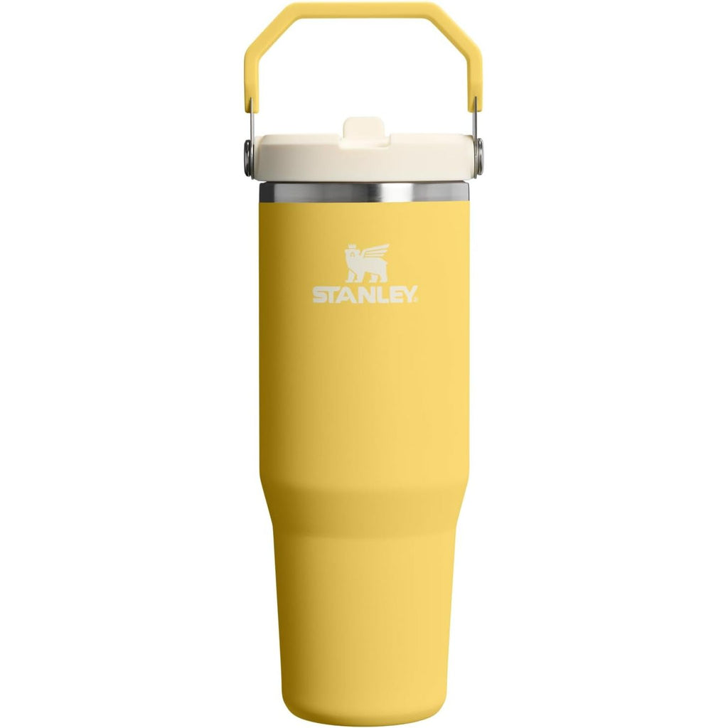 STANLEY IceFlow 2.0 Flip Straw Tumbler mit Griff 887 ml | Drehverschluss und Klappstrohhalm | Auslaufsichere Wasserflasche | Isolierter Edelstahl | BPA-frei | Rose Quarz 2.0