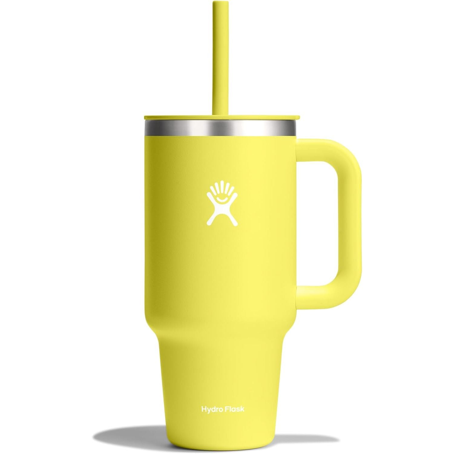 Hydro Flask Travel Tumbler mit Griff, Deckel und Trinkhalm – Isolierter Edelstahl, 40 Oz Trillium