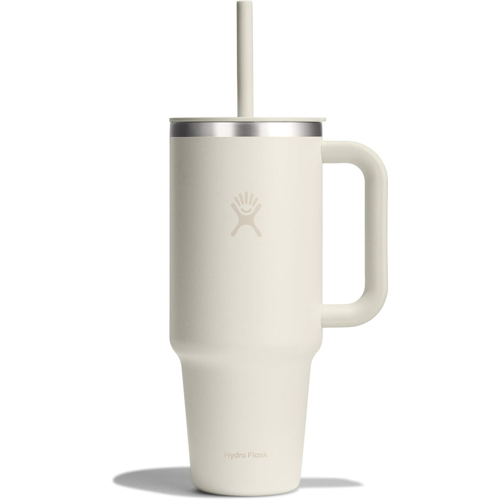 Hydro Flask Travel Tumbler mit Griff, Deckel und Trinkhalm – Isolierter Edelstahl, 40 Oz Trillium