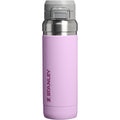 STANLEY Quick Flip GO Wasserflasche 1L | Druckknopfverschluss | Auslaufsicher und kompakt für Reisen und Sport | Isolierter Edelstahl | BPA-frei | Soft Orchid