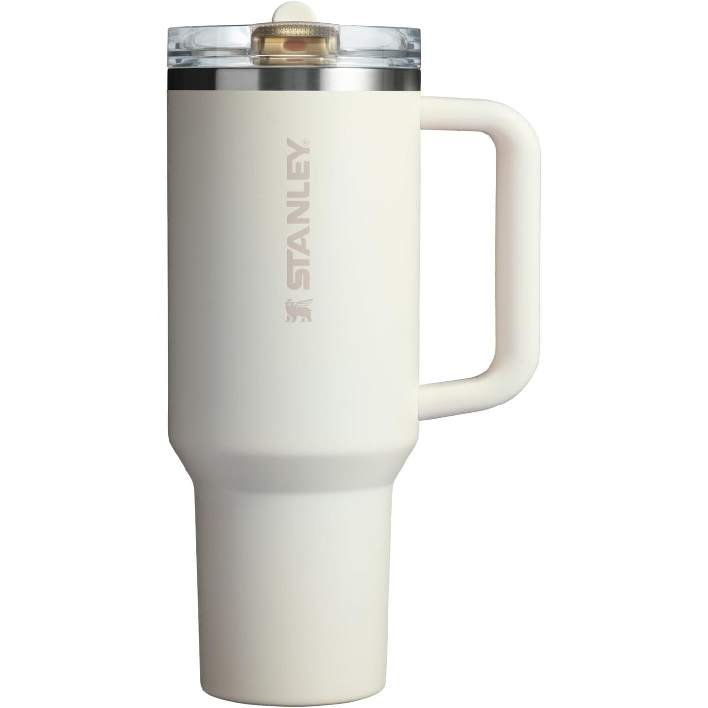 STANLEY Quencher ProTour Flip Straw Tumbler mit auslaufsicherem Deckel 1,2 Liter | Integrierter Strohhalm und Griff | Passt in Becherhalter für Reisen | Isolierter Edelstahlbecher | BPA-frei | Rosenquarz