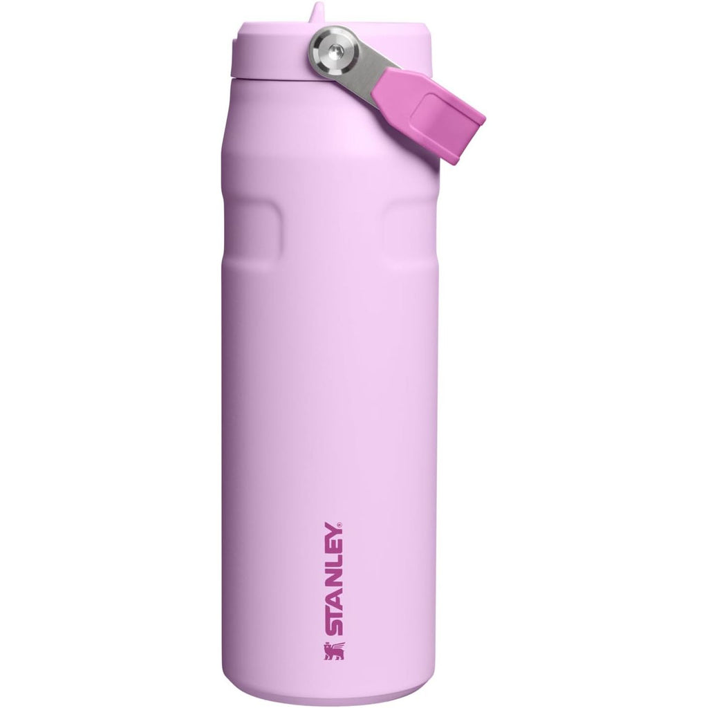 Stanley IceFlow Flip Straw 2.0 Wasserflasche 709 ml | Integrierter Strohhalm mit größerer Öffnung | Leicht und auslaufsicher | Isolierter Edelstahl | BPA-frei | Twilight