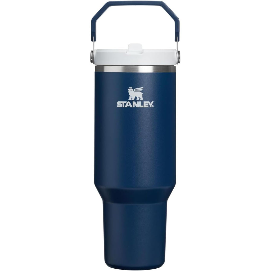 STANLEY IceFlow 2.0 Flip Straw Tumbler mit Griff 887 ml | Drehverschluss und Klappstrohhalm | Auslaufsichere Wasserflasche | Isolierter Edelstahl | BPA-frei | Rose Quarz 2.0