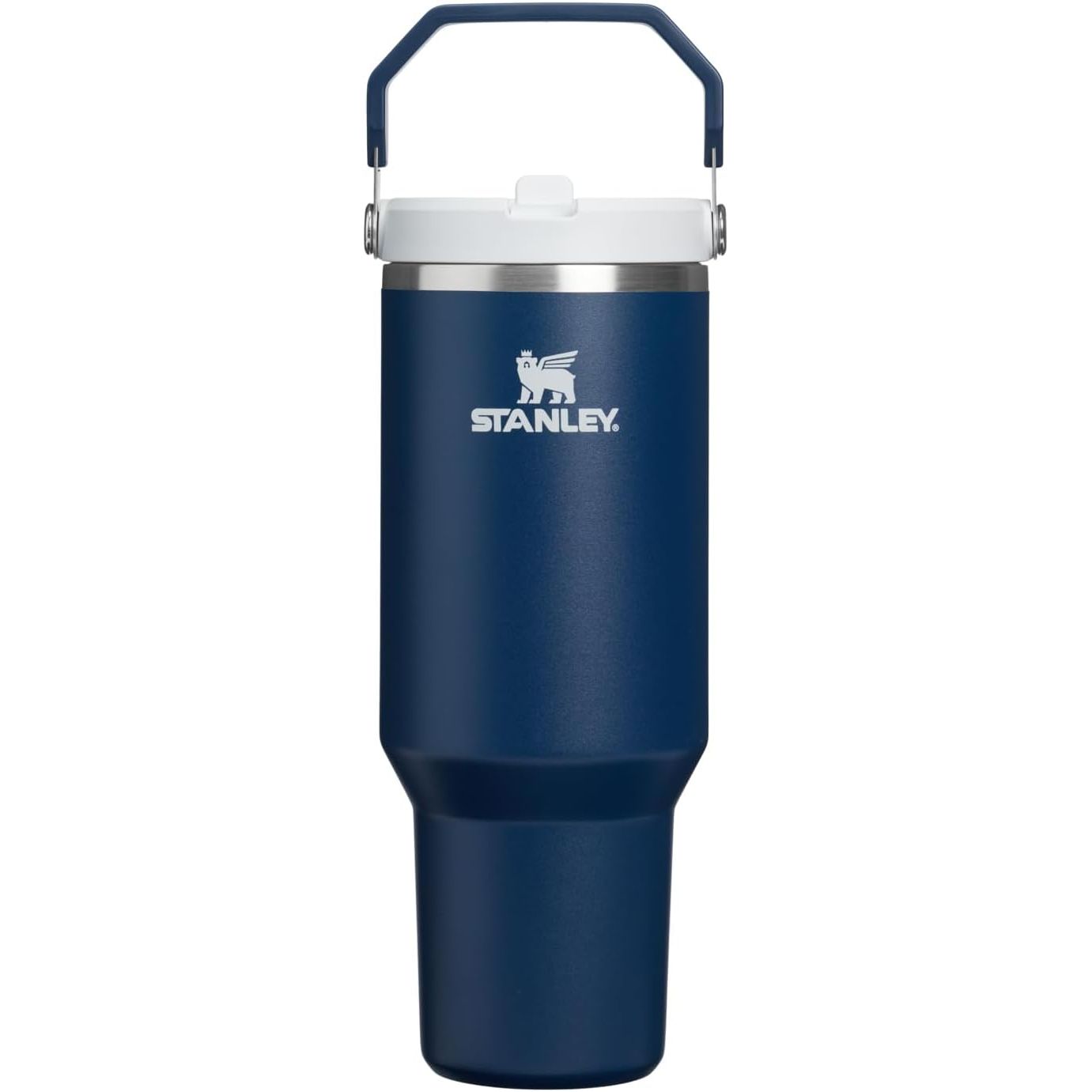 STANLEY IceFlow 2.0 Flip Straw Tumbler mit Griff 887 ml | Drehverschluss und Klappstrohhalm | Auslaufsichere Wasserflasche | Isolierter Edelstahl | BPA-frei | Rose Quarz 2.0