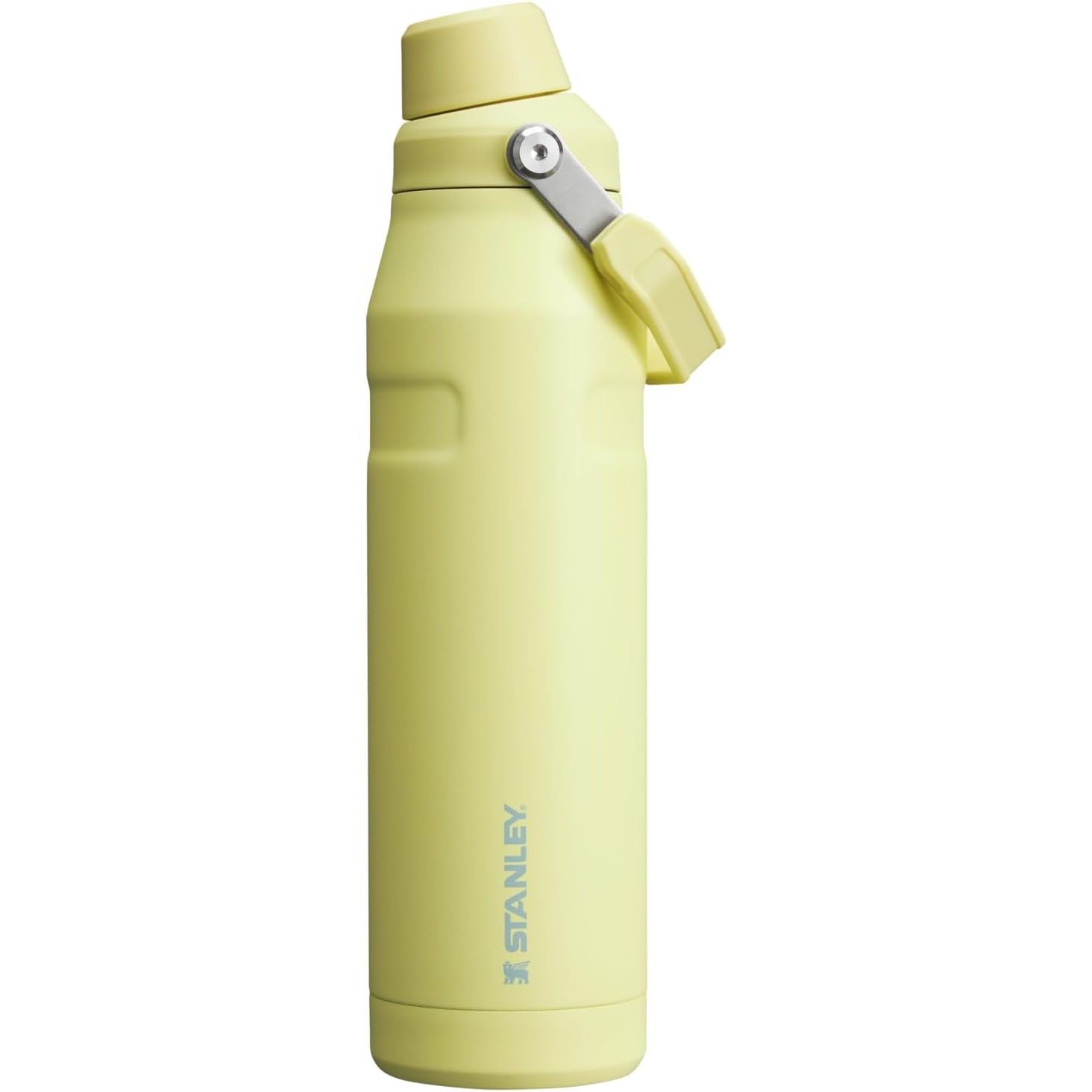 Stanley IceFlow Fast Flow Wasserflasche 709 ml | Abgewinkelter Ausgießerdeckel | Leicht und auslaufsicher für Reisen und Sport | Isolierter Edelstahl | BPA-frei | Rosenquarz