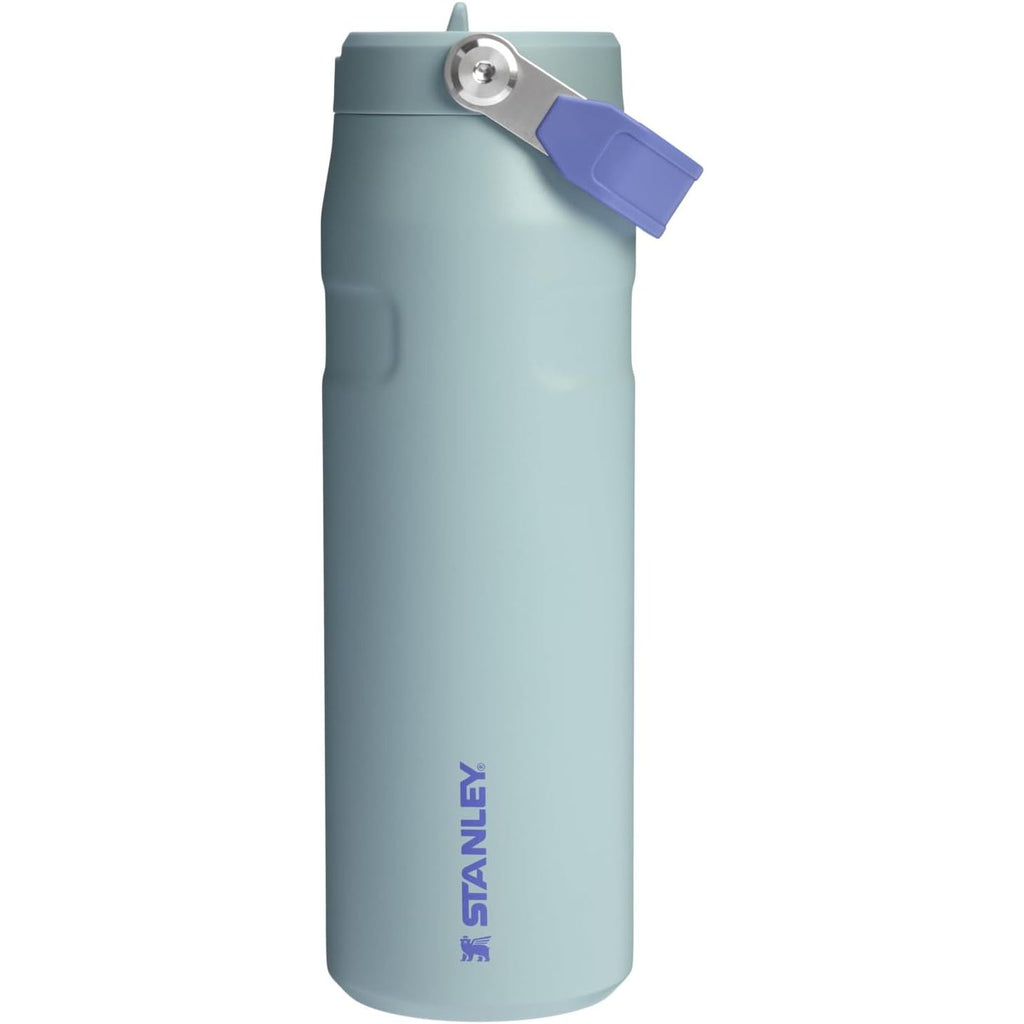 Stanley IceFlow Flip Straw 2.0 Wasserflasche 709 ml | Integrierter Strohhalm mit größerer Öffnung | Leicht und auslaufsicher | Isolierter Edelstahl | BPA-frei | Twilight