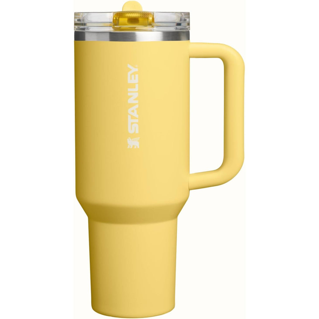 STANLEY Quencher ProTour Flip Straw Tumbler mit auslaufsicherem Deckel 1,2 Liter | Integrierter Strohhalm und Griff | Passt in Becherhalter für Reisen | Isolierter Edelstahlbecher | BPA-frei | Rosenquarz