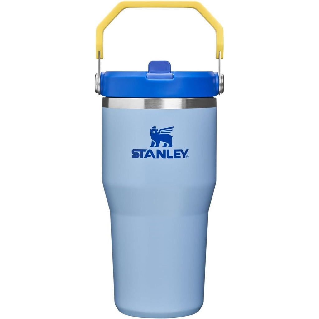 STANLEY IceFlow 2.0 Flip Straw Tumbler mit Griff 887 ml | Drehverschluss und Klappstrohhalm | Auslaufsichere Wasserflasche | Isolierter Edelstahl | BPA-frei | Rose Quarz 2.0