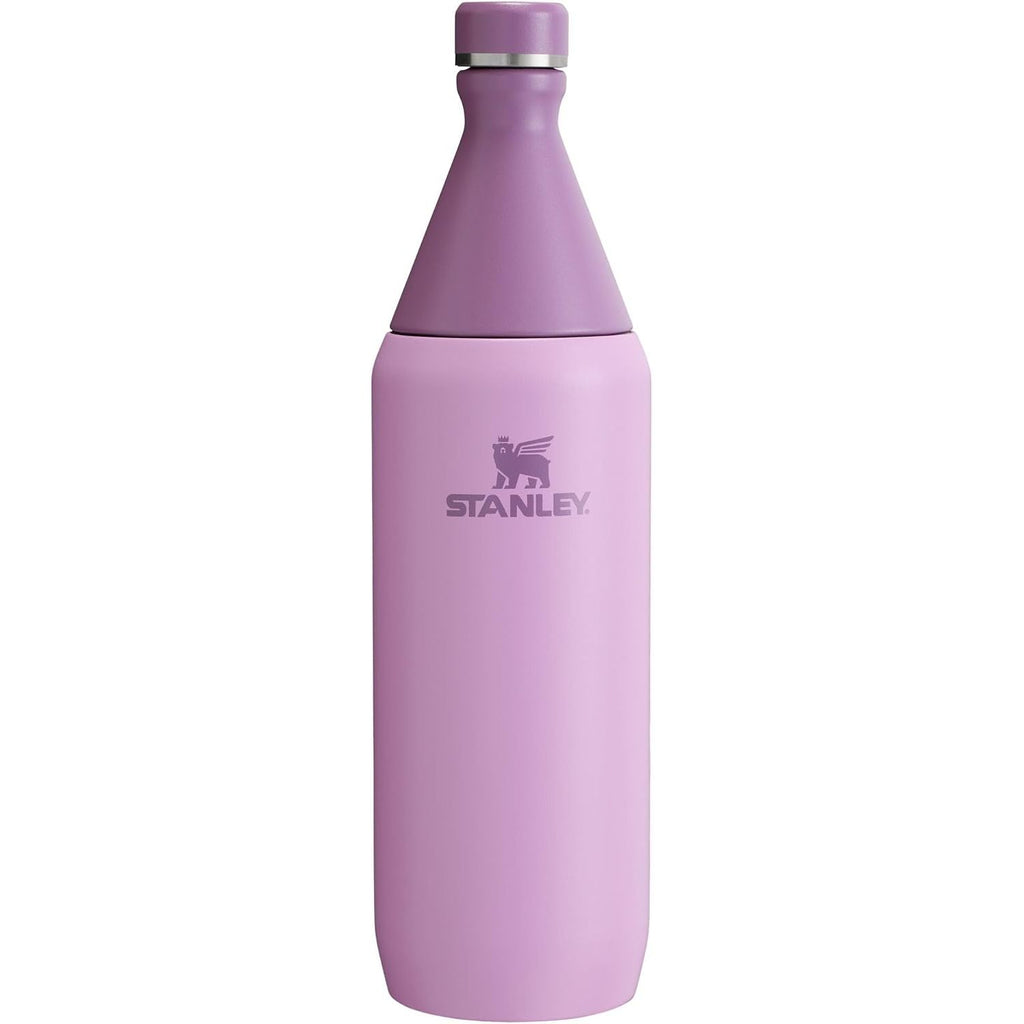 Stanley All Day Slim Bottle 20 oz | Schraubdeckel mit auslaufsicherer Dichtung | Schlankes Design für Reisen und Sport | Isolierter Edelstahl | BPA-frei | Creme