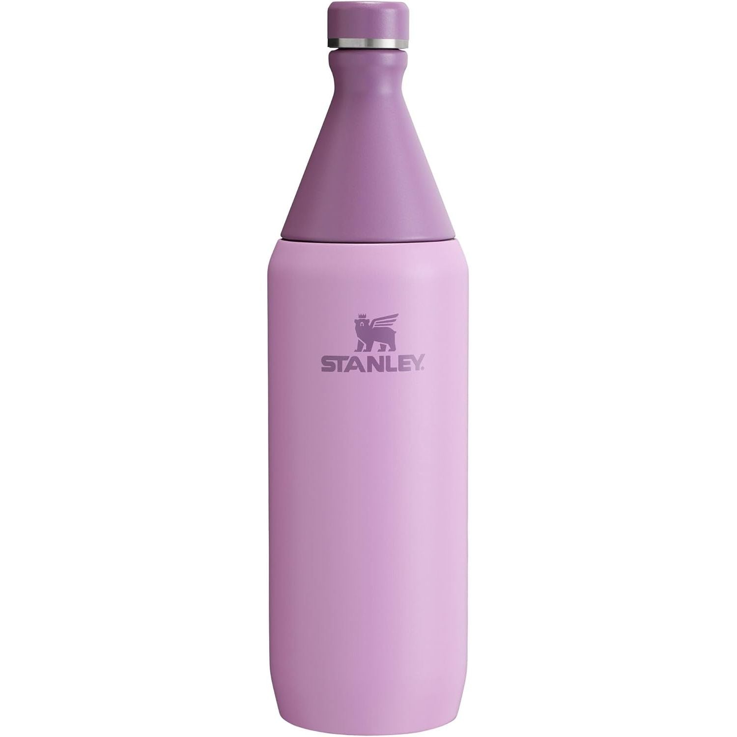Stanley All Day Slim Bottle 20 oz | Schraubdeckel mit auslaufsicherer Dichtung | Schlankes Design für Reisen und Sport | Isolierter Edelstahl | BPA-frei | Creme