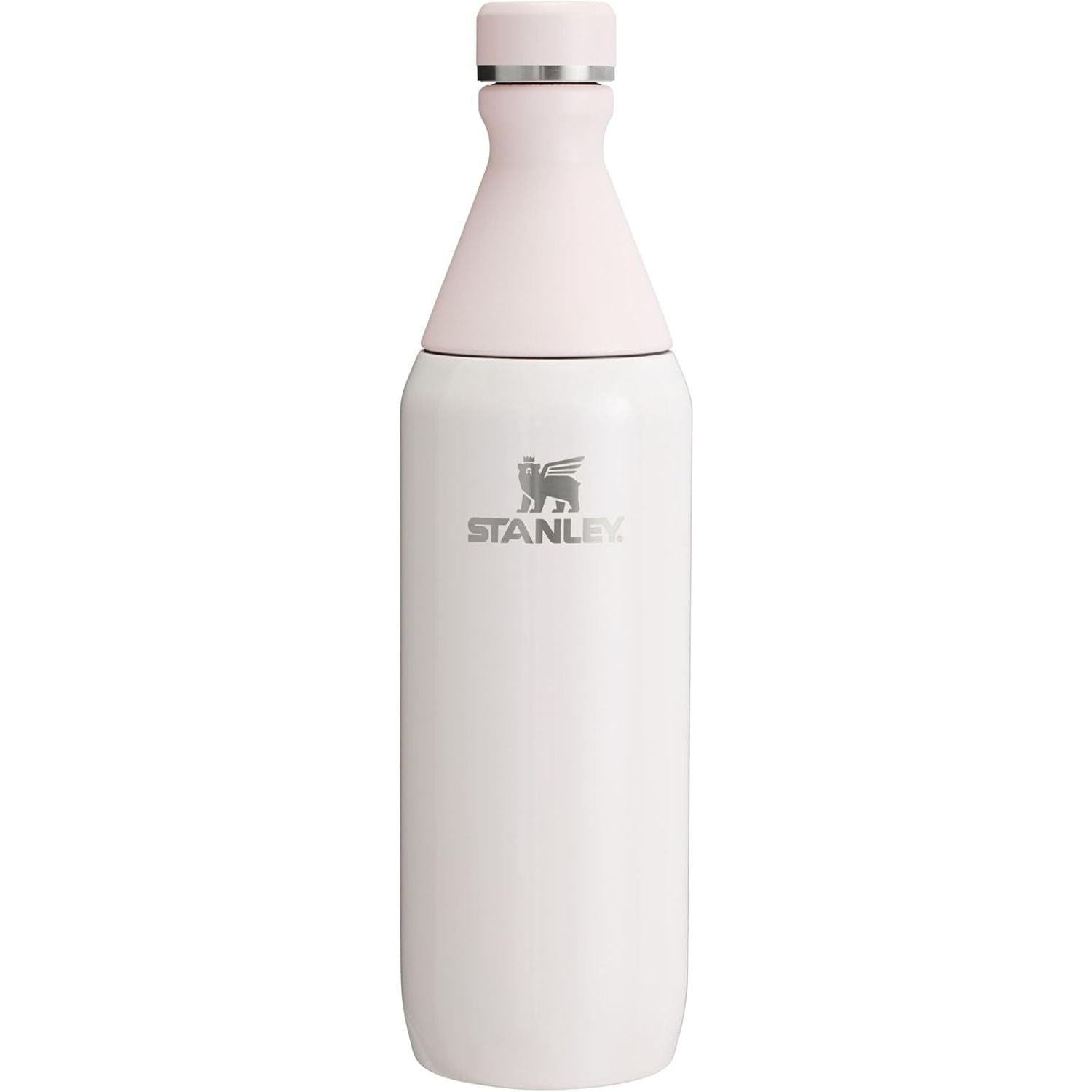 Stanley All Day Slim Bottle 20 oz | Schraubdeckel mit auslaufsicherer Dichtung | Schlankes Design für Reisen und Sport | Isolierter Edelstahl | BPA-frei | Creme