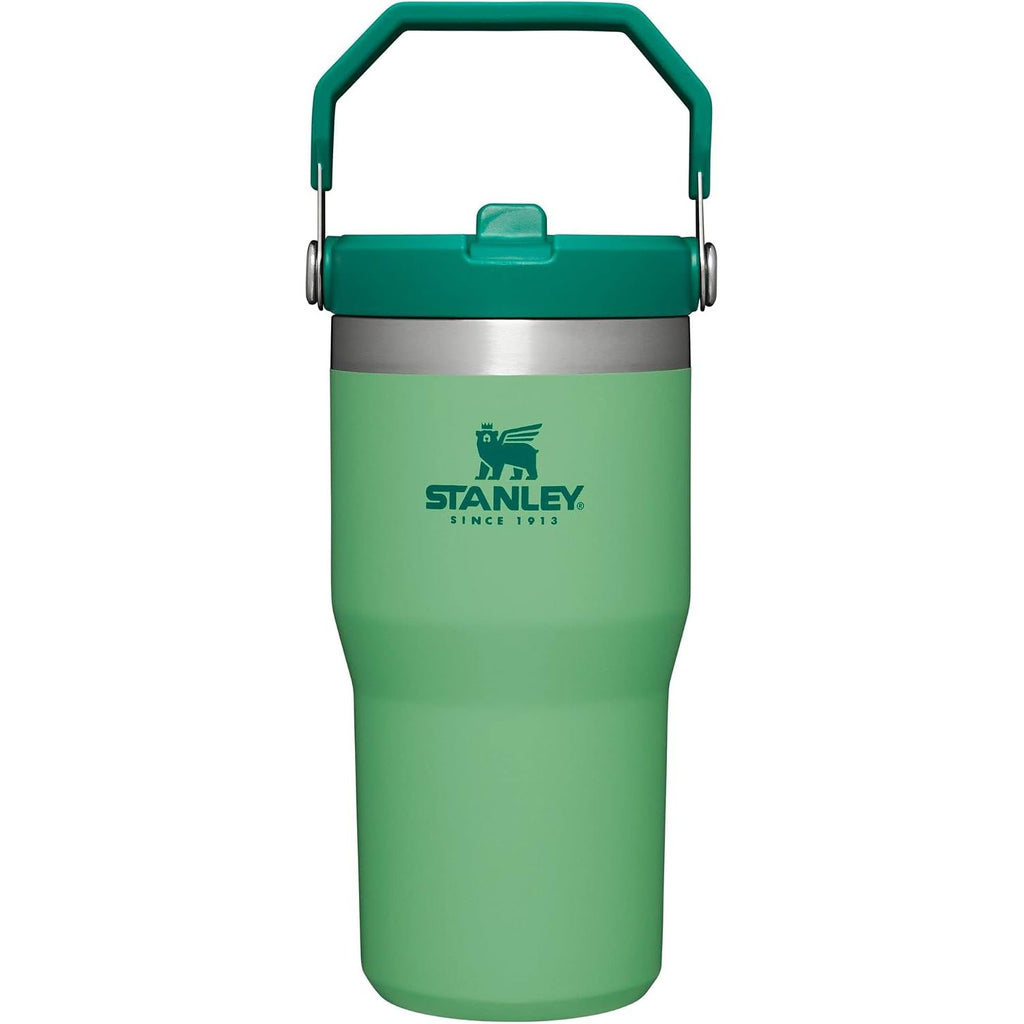 STANLEY IceFlow 2.0 Flip Straw Tumbler mit Griff 887 ml | Drehverschluss und Klappstrohhalm | Auslaufsichere Wasserflasche | Isolierter Edelstahl | BPA-frei | Rose Quarz 2.0