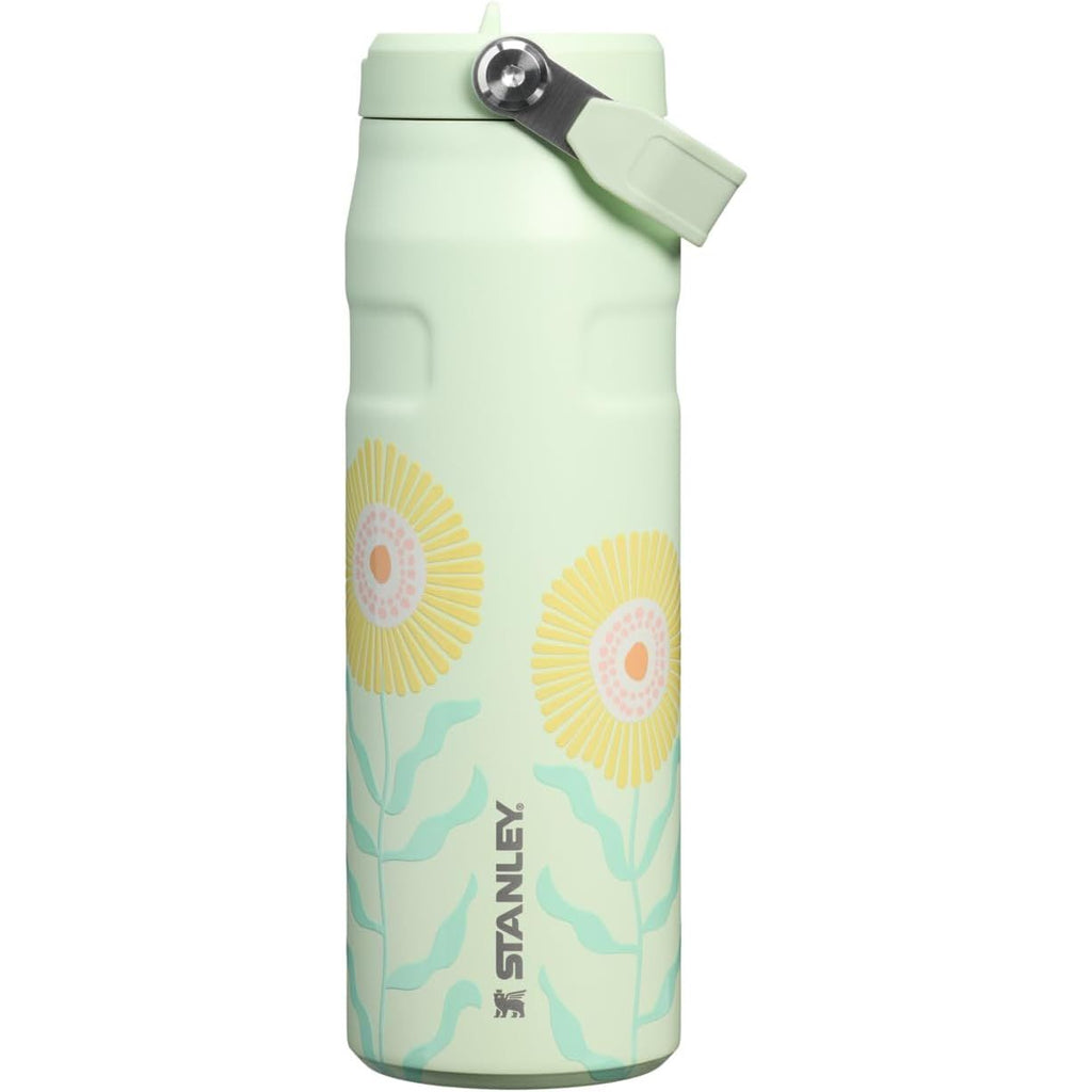 Stanley IceFlow Flip Straw 2.0 Wasserflasche 709 ml | Integrierter Strohhalm mit größerer Öffnung | Leicht und auslaufsicher | Isolierter Edelstahl | BPA-frei | Twilight