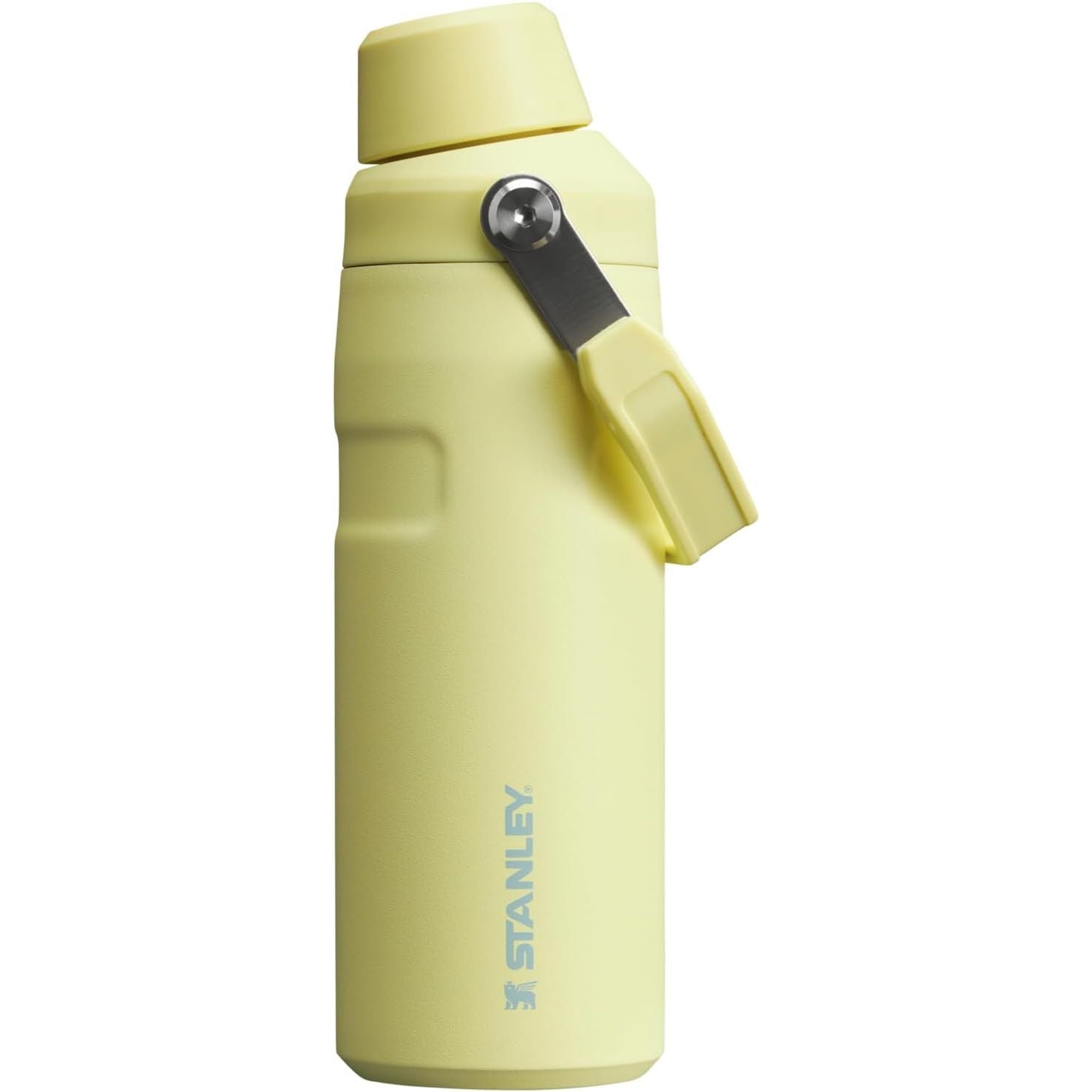 Stanley IceFlow Fast Flow Wasserflasche 709 ml | Abgewinkelter Ausgießerdeckel | Leicht und auslaufsicher für Reisen und Sport | Isolierter Edelstahl | BPA-frei | Rosenquarz