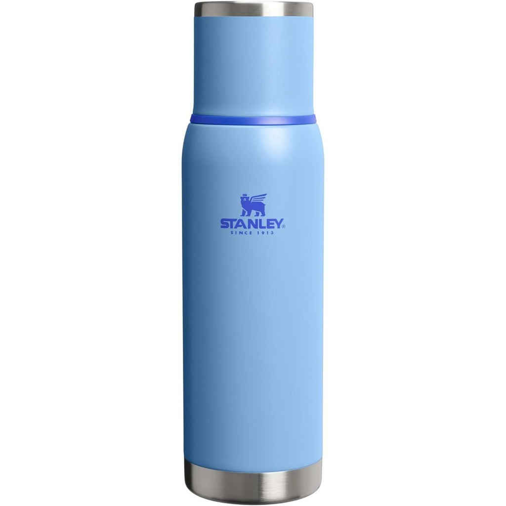Stanley Adventure-To-Go Vakuumflasche 1,1 l | Weithals mit auslaufsicherem Tassendeckel | Hält Getränke heiß oder kalt | Kompakt für Reisen | Isolierte Edelstahl-Thermflasche | BPA-frei | Spring Green