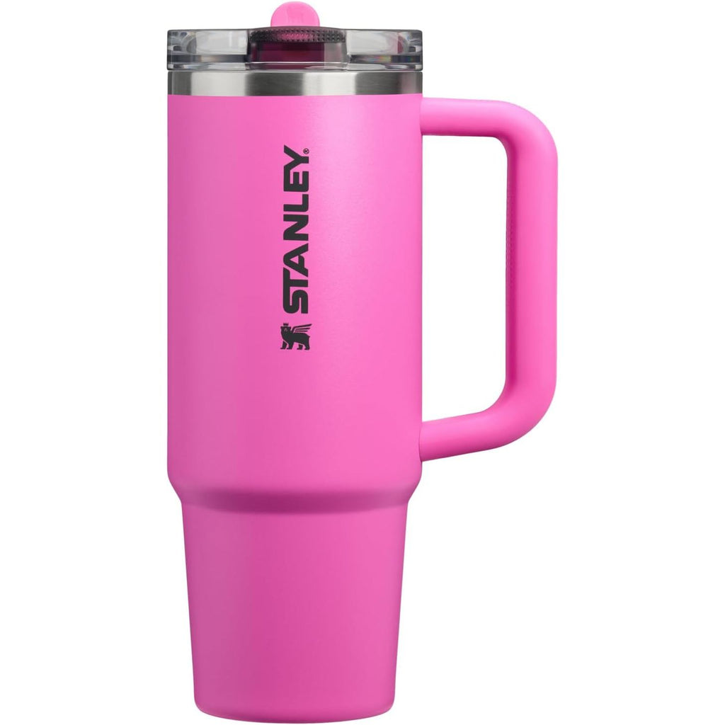 STANLEY Quencher ProTour Flip Straw Tumbler mit auslaufsicherem Deckel 1,2 Liter | Integrierter Strohhalm und Griff | Passt in Becherhalter für Reisen | Isolierter Edelstahlbecher | BPA-frei | Rosenquarz