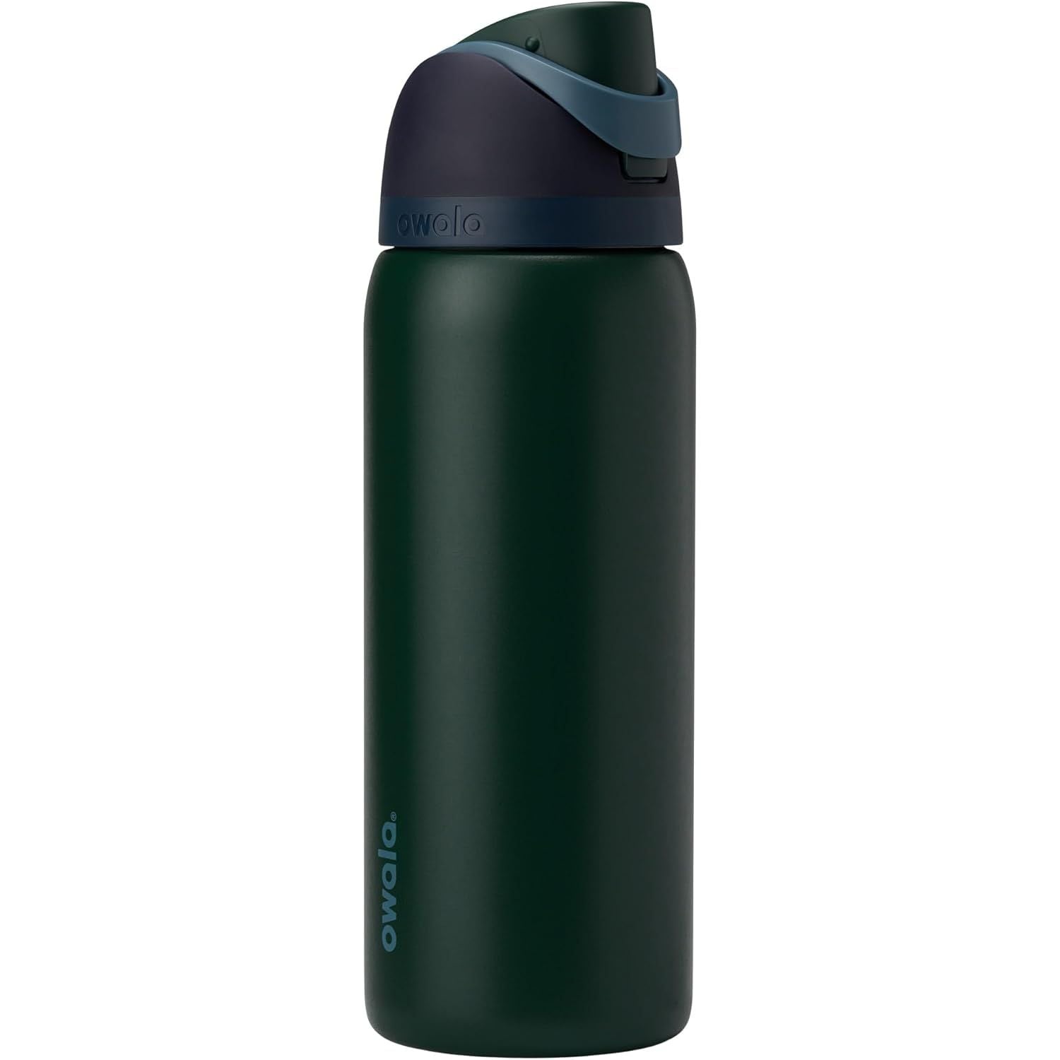 Owala FreeSip Isolierte Edelstahl-Wasserflasche mit Strohhalm für Sport und Reise, BPA-frei, 950 ml, Foggy Tide