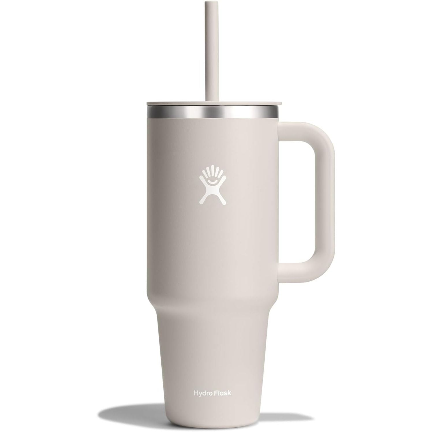 Hydro Flask Travel Tumbler mit Griff, Deckel und Trinkhalm – Isolierter Edelstahl, 40 Oz Trillium