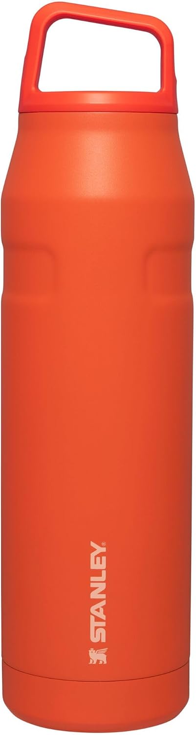 Stanley IceFlow Cap and Carry Trinkflasche | Weithals-Drehverschluss | Leicht & Auslaufsicher für Reisen & Sport | Isolierter Edelstahl | BPA-frei