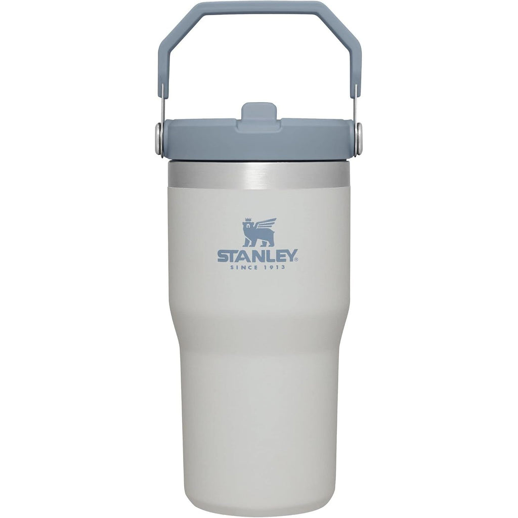 STANLEY IceFlow 2.0 Flip Straw Tumbler mit Griff 887 ml | Drehverschluss und Klappstrohhalm | Auslaufsichere Wasserflasche | Isolierter Edelstahl | BPA-frei | Rose Quarz 2.0