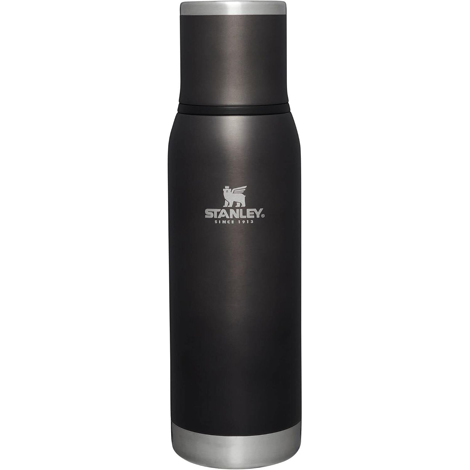 Stanley Adventure-To-Go Vakuumflasche 1,1 l | Weithals mit auslaufsicherem Tassendeckel | Hält Getränke heiß oder kalt | Kompakt für Reisen | Isolierte Edelstahl-Thermflasche | BPA-frei | Spring Green