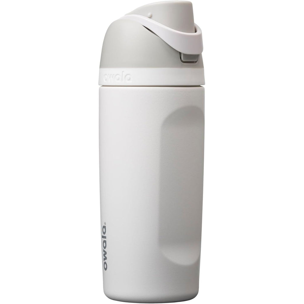 Owala FreeSip Isolierte Edelstahl-Wasserflasche mit Strohhalm für Sport und Reise, BPA-frei, 950 ml, Foggy Tide