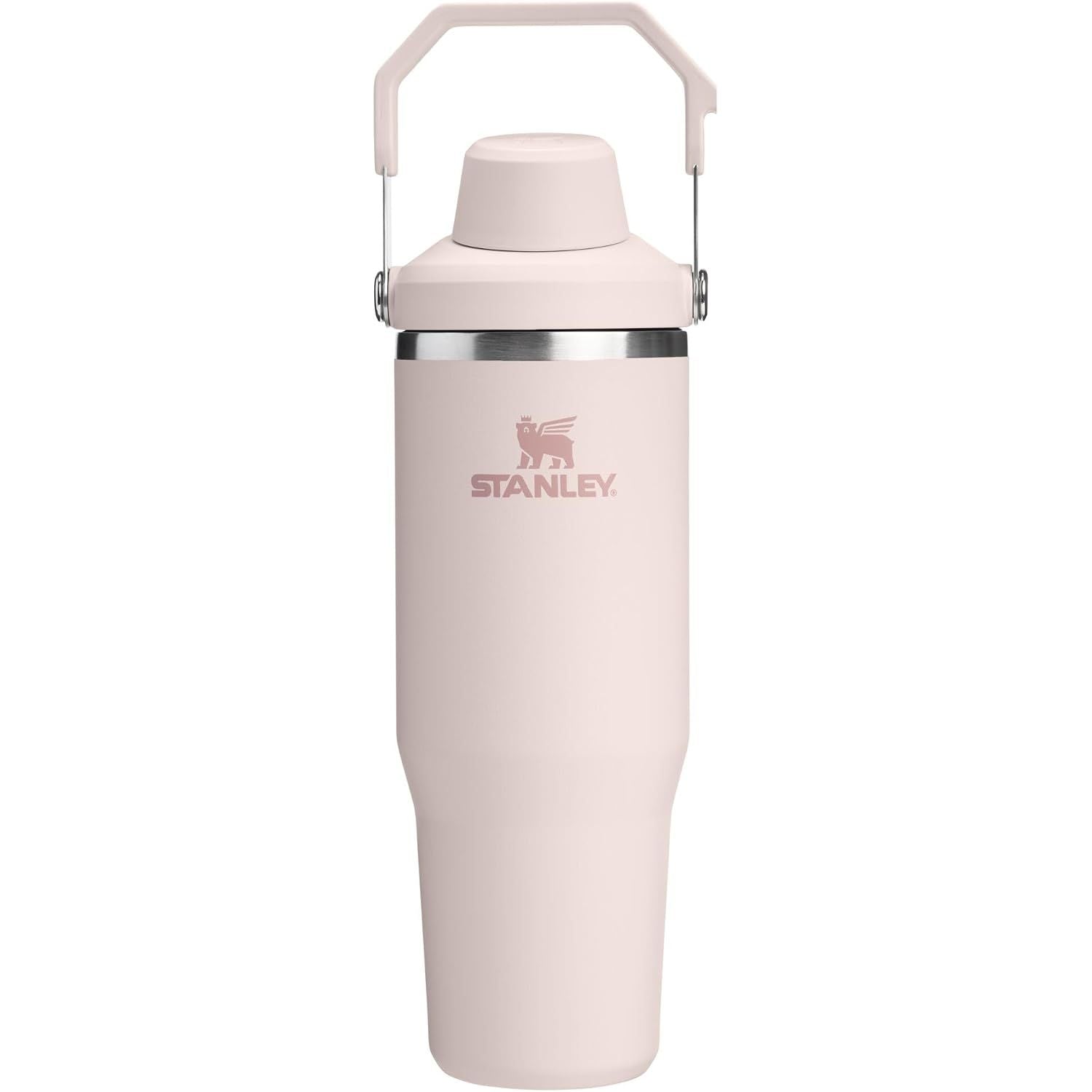 Stanley IceFlow 2.0 Fast Flow Becher mit Griff 887 ml | Angeschrägter Ausgießerdeckel zum Drehen | Auslaufsichere Trinkflasche | Isolierter Edelstahl | BPA-frei | Frost